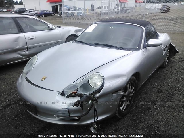 WP0CA29853U623609 - 2003 PORSCHE BOXSTER SILVER photo 6