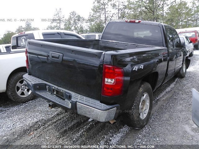 2GCEK19C171724362 - 2007 CHEVROLET SILVERADO K1500 BLACK photo 4