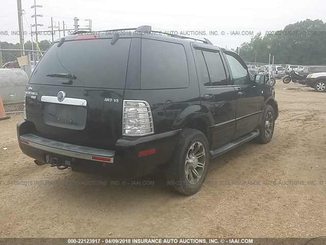 4M2EU48846UJ08581 - 2006 MERCURY MOUNTAINEER PREMIER BLACK photo 4