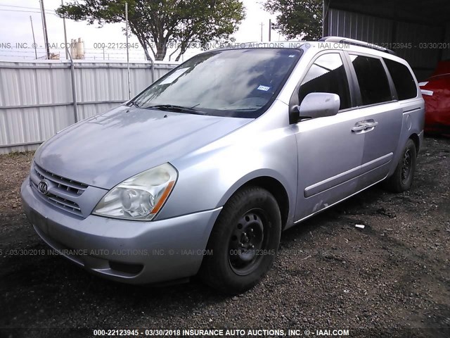 KNDMB233496312880 - 2009 KIA SEDONA EX/LX SILVER photo 2