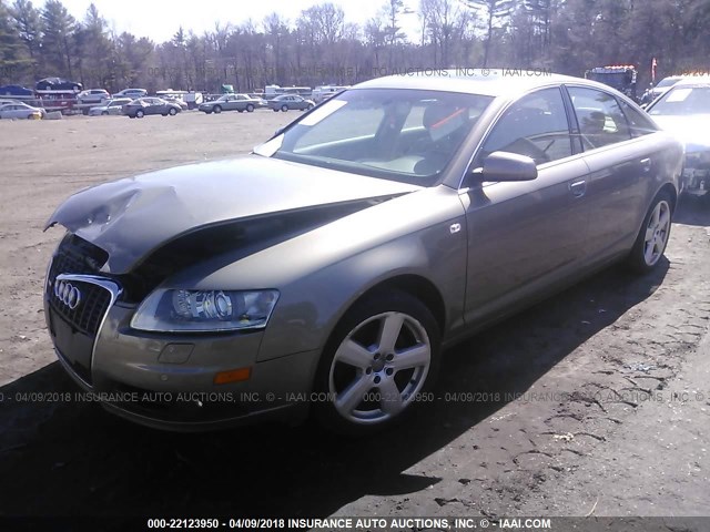 WAUDH74F98N172461 - 2008 AUDI A6 3.2 QUATTRO BROWN photo 2