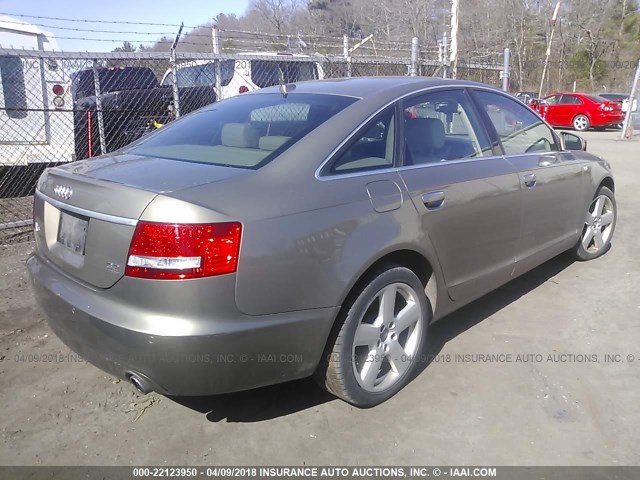 WAUDH74F98N172461 - 2008 AUDI A6 3.2 QUATTRO BROWN photo 4