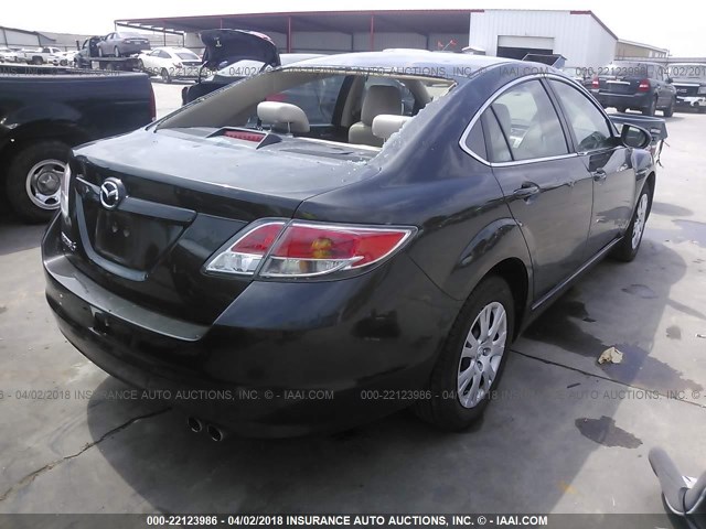 1YVHZ8BH9C5M12266 - 2012 MAZDA 6 I GRAY photo 4