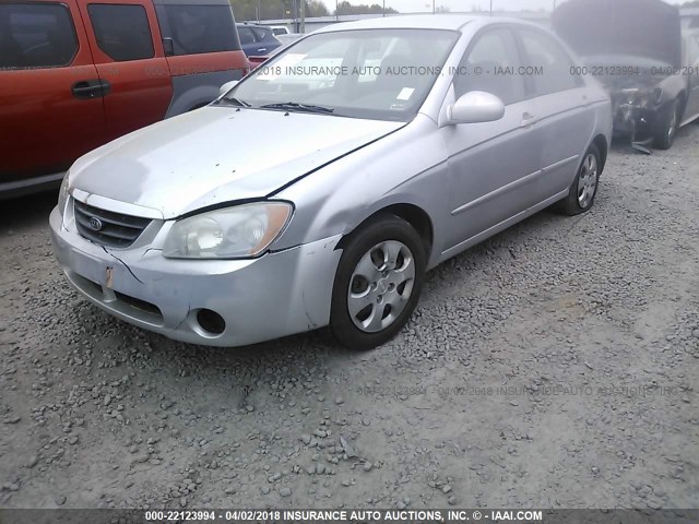 KNAFE121765345168 - 2006 KIA NEW SPECTRA LX/EX GRAY photo 2