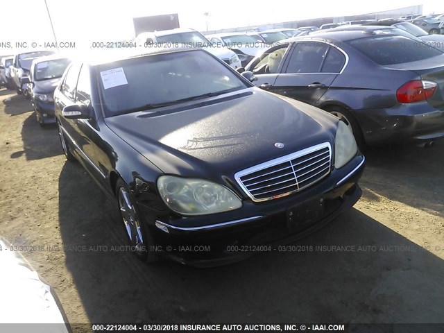 WDBNG70J23A319643 - 2003 MERCEDES-BENZ S 430 BLACK photo 1