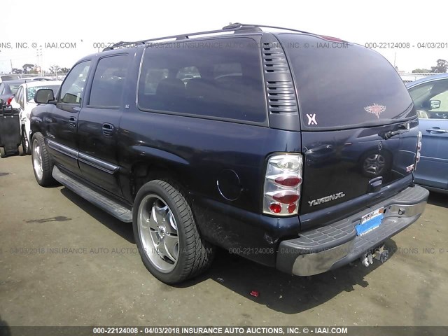 1GKEC16T54J171321 - 2004 GMC YUKON XL C1500 Dark Blue photo 3