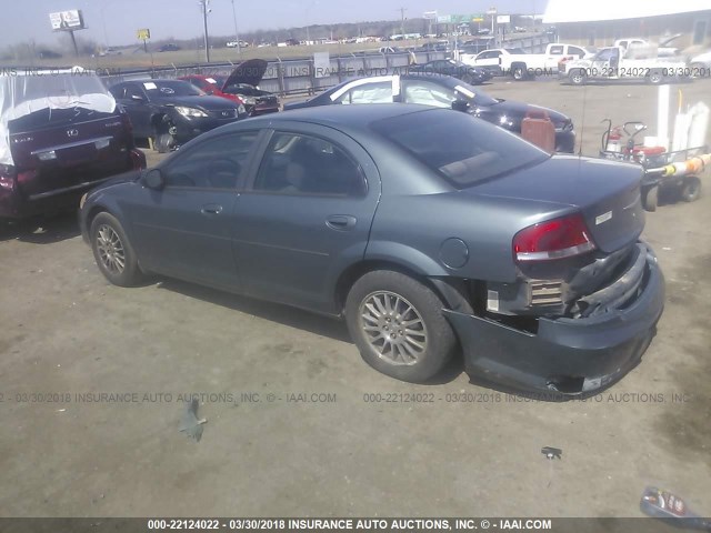 1C3EL46X06N226662 - 2006 CHRYSLER SEBRING TEAL photo 3