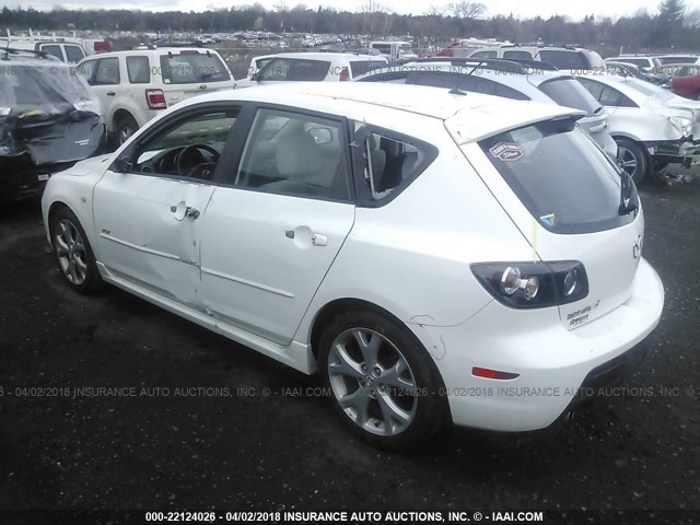 JM1BK344481181224 - 2008 MAZDA 3 HATCHBACK WHITE photo 3