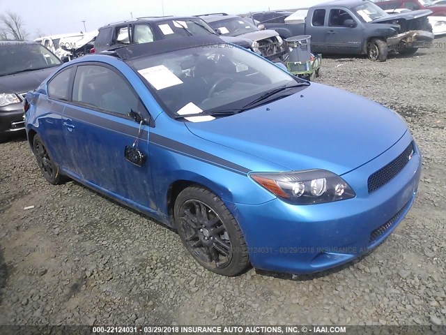 JTKDE3B71A0317309 - 2010 TOYOTA SCION TC BLUE photo 1