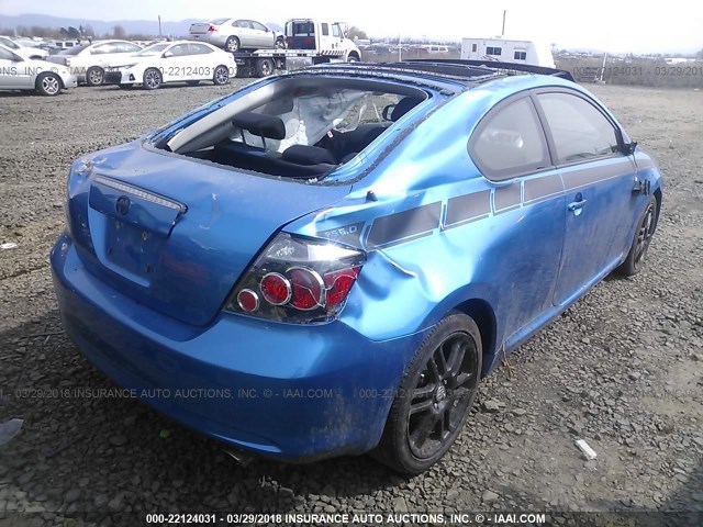 JTKDE3B71A0317309 - 2010 TOYOTA SCION TC 蓝色 照片 4