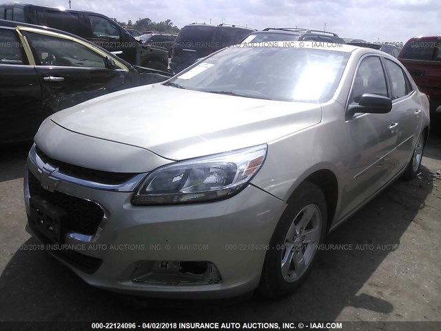 1G11B5SL0FF287499 - 2015 CHEVROLET MALIBU LS 银色 照片 2