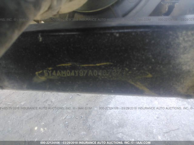 5Y4AM04Y97A040727 - 2007 YAMAHA YXR660 F GREEN photo 10