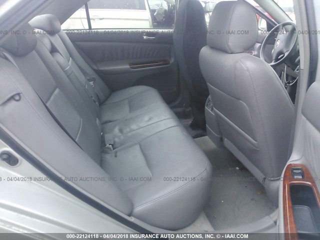 4T1BE32K13U225532 - 2003 TOYOTA CAMRY LE/XLE/SE SILVER photo 8