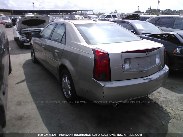 1G6DM57T560188531 - 2006 CADILLAC CTS TAN photo 3