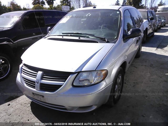 1D4GP24R75B272607 - 2005 DODGE GRAND CARAVAN SE GRAY photo 2