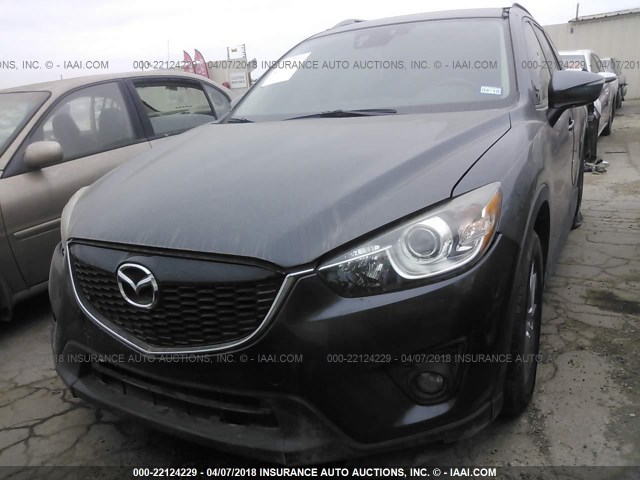 JM3KE2CY1F0542117 - 2015 MAZDA CX-5 TOURING GRAY photo 2