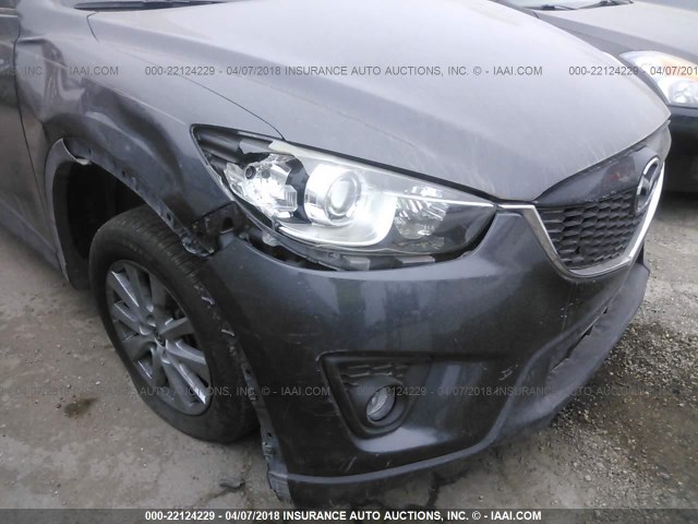 JM3KE2CY1F0542117 - 2015 MAZDA CX-5 TOURING GRAY photo 6