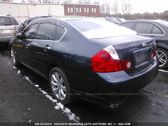 JNKAY01F17M460429 - 2007 INFINITI M35 SPORT BLUE photo 3