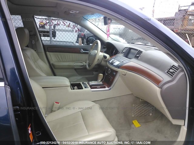 JNKAY01F17M460429 - 2007 INFINITI M35 SPORT BLUE photo 5