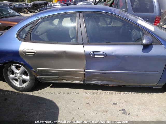 1FAFP55UX3A216098 - 2003 FORD TAURUS SES BLUE photo 6