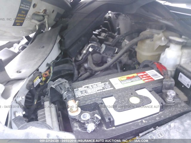 1G1ZE5EU7BF165439 - 2011 CHEVROLET MALIBU LTZ WHITE photo 10