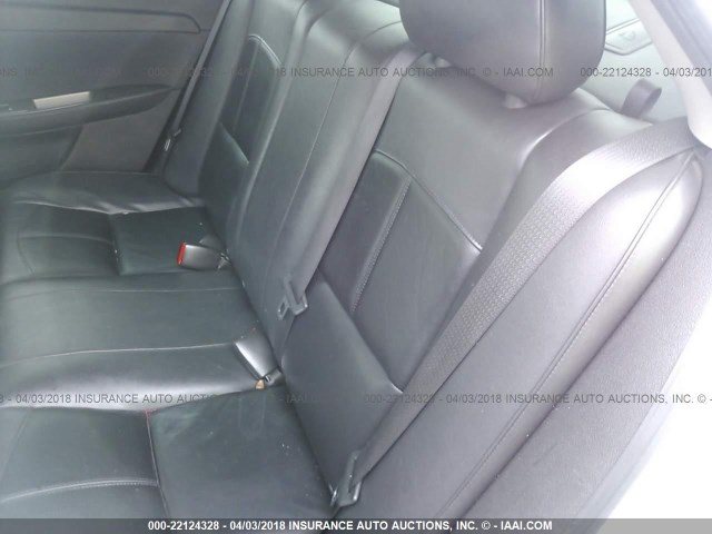 1G1ZE5EU7BF165439 - 2011 CHEVROLET MALIBU LTZ WHITE photo 8