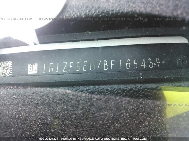 1G1ZE5EU7BF165439 - 2011 CHEVROLET MALIBU LTZ WHITE photo 9