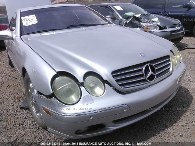 WDBPJ75J42A025565 - 2002 MERCEDES-BENZ CL 500 SILVER photo 6