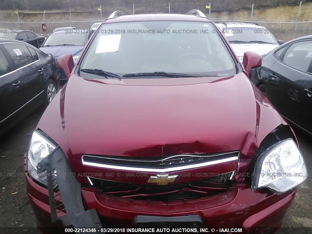 3GNAL3E55CS627041 - 2012 CHEVROLET CAPTIVA SPORT/LT RED photo 10