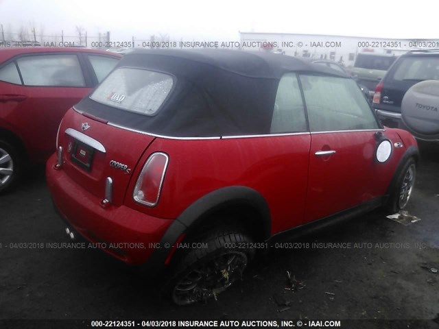 WMWRH33596TL93011 - 2006 MINI COOPER S RED photo 6