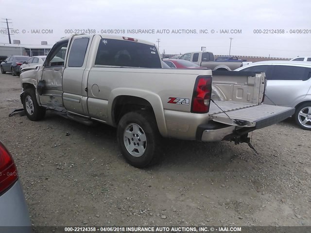 2GCEK19B761106758 - 2006 CHEVROLET SILVERADO K1500 TAN photo 3