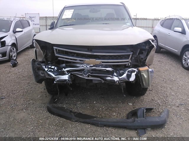 2GCEK19B761106758 - 2006 CHEVROLET SILVERADO K1500 TAN photo 6