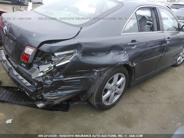 4T1BE46K77U550627 - 2007 TOYOTA CAMRY NEW GENERAT CE/LE/XLE/SE GRAY photo 6