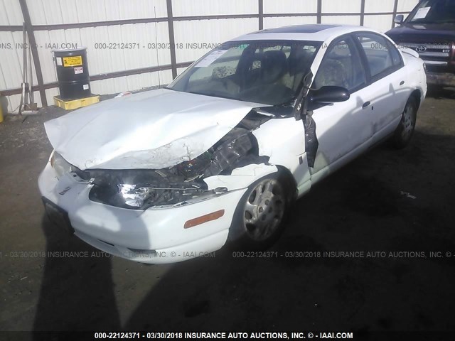 1G8ZF52842Z256513 - 2002 SATURN SL WHITE photo 2