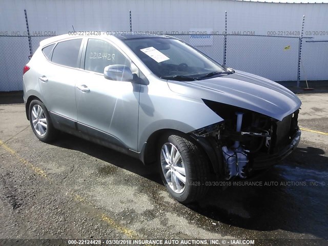 KM8JUCACXBU206291 - 2011 HYUNDAI TUCSON GLS/LIMITED GRAY photo 1