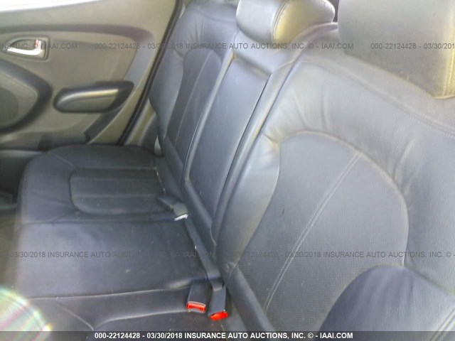 KM8JUCACXBU206291 - 2011 HYUNDAI TUCSON GLS/LIMITED GRAY photo 8