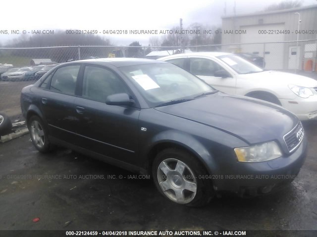 WAULC68E64A121300 - 2004 AUDI A4 1.8T QUATTRO GRAY photo 1