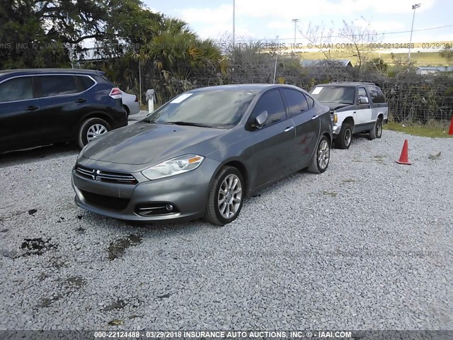 1C3CDFCA6DD176627 - 2013 DODGE DART LIMITED/R/T BLACK photo 2