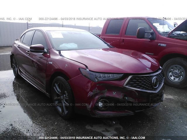 19UUB2F60JA005120 - 2018 ACURA TLX TECH+A/TCH+AR RED photo 1