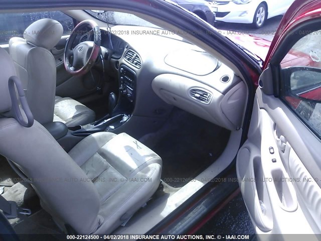 1G3NF12E24C100558 - 2004 OLDSMOBILE ALERO GLS 红色 照片 5