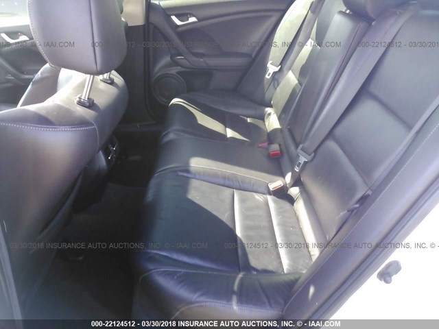 JH4CU2F6XDC006352 - 2013 ACURA TSX TECH WHITE photo 8