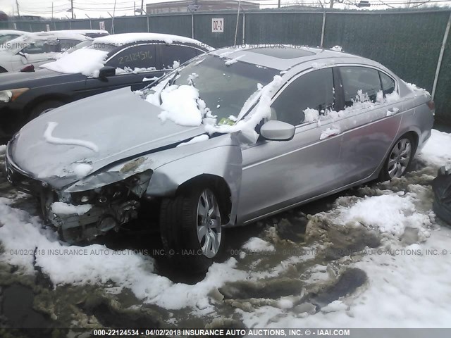 1HGCP368X9A006999 - 2009 HONDA ACCORD EXL SILVER photo 2