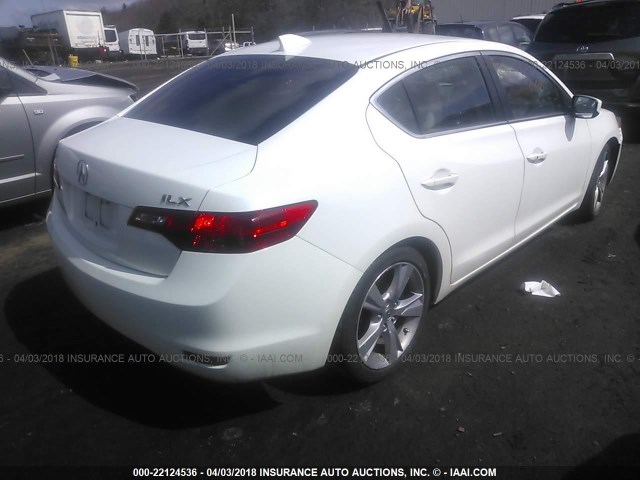 19VDE1F74EE002967 - 2014 ACURA ILX 20 TECH WHITE photo 4