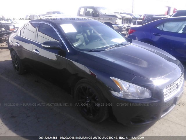 1N4AA5AP6BC846926 - 2011 NISSAN MAXIMA S/SV BLACK photo 1