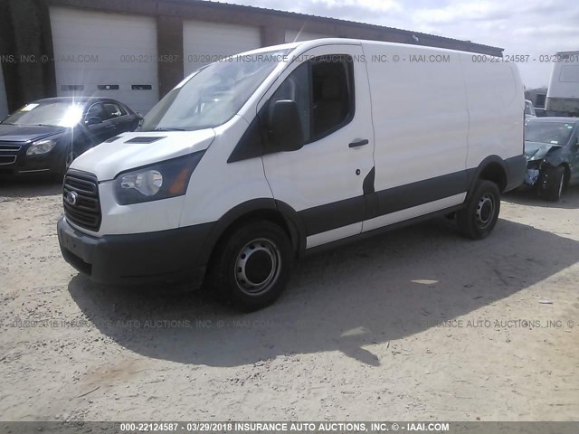 1FTNR1ZM6FKA48669 - 2015 FORD TRANSIT T-250 WHITE photo 2