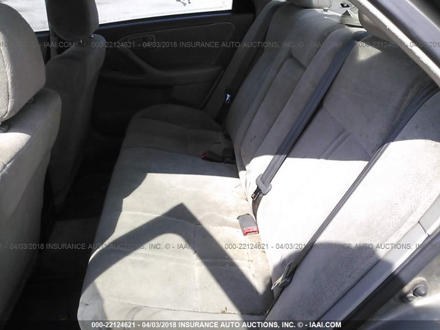 4T1BG22KX1U100580 - 2001 TOYOTA CAMRY CE/LE/XLE 银色 照片 8