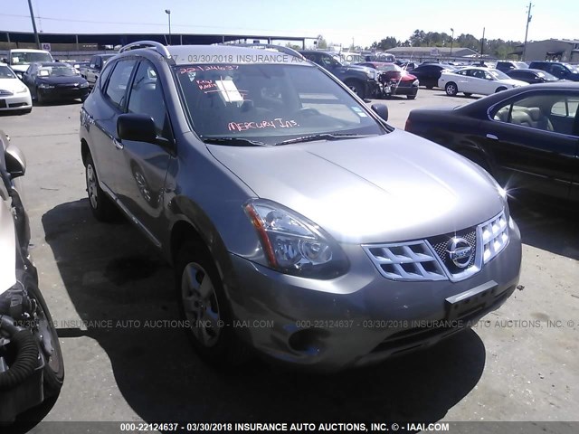 JN8AS5MT2FW159421 - 2015 NISSAN ROGUE SELECT S GRAY photo 1