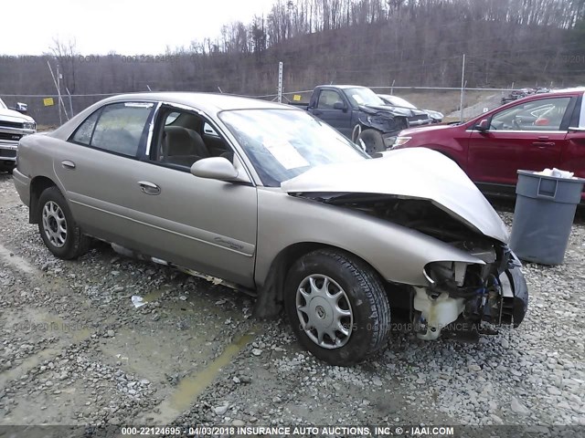 2G4WS52J521111377 - 2002 BUICK CENTURY CUSTOM GOLD photo 1