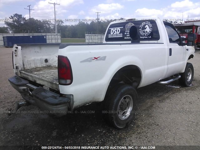 1FTSF31F3XEA88518 - 1999 FORD F350 SRW SUPER DUTY WHITE photo 4