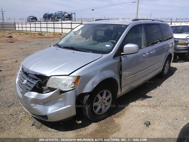 2A4RR5D15AR278178 - 2010 CHRYSLER TOWN & COUNTRY TOURING SILVER photo 2